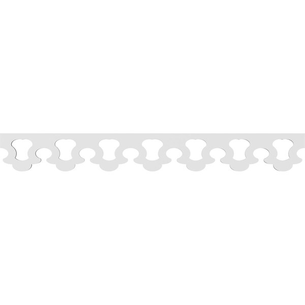 Ekena Millwork Eden Architectural Grade PVC Running Trim, 6"H x 5/8"P x 48"L - RUNP06X0625X48EDN