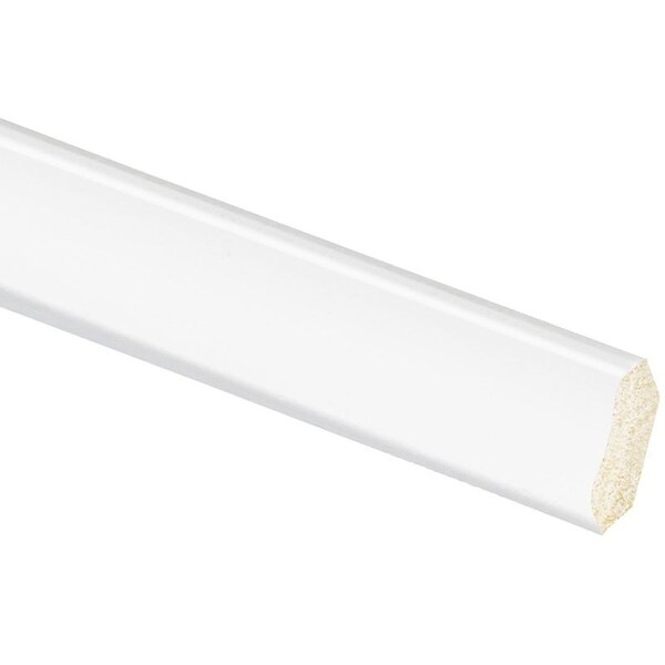 Inteplast Group 093 Series Inside Corner Moulding, 8 ft L, 78 in W, Polystyrene, Crystal White - 50930800032