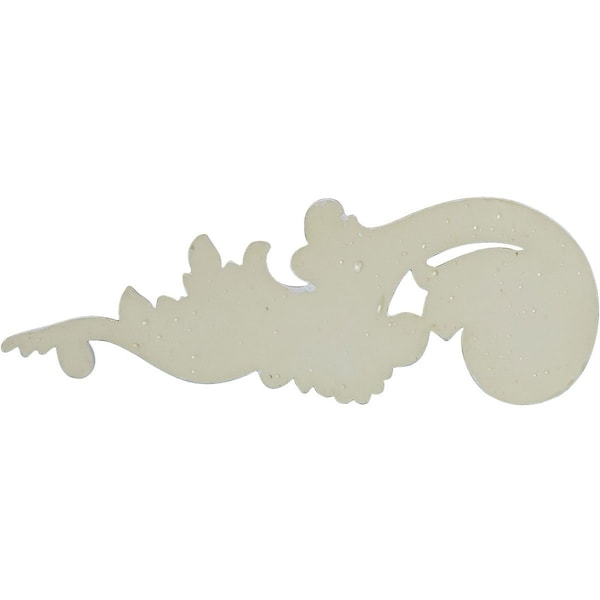 Ekena Millwork 11 7/8"W x 4 7/8"H x 7/8"P Medway Scroll Onlay, Left - ONL12X05X01ME-L
