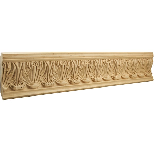 Hardware Resources Basswood, 96" L, 5-3/4" H, Unfinished - HCM10BW
