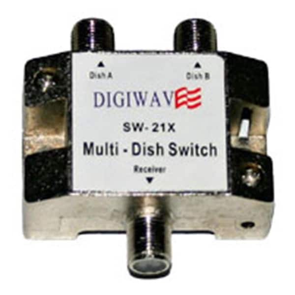 Digiwave DGS - SW21X - Multiswitch 2x1 para receptor de Dishnet - Herencia - Adicional SW-21 - DGS-SW21X