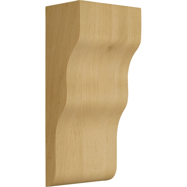 Osborne Wood Products 10 1/2 x 4 1/2 x 3 Chicago Contemporary Bracket in Hickory - 8059H