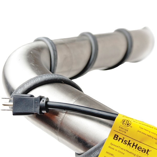 Briskheat Heating Cord, 120VAC, 24 ft. L, 2.4 A - FFSL81-24