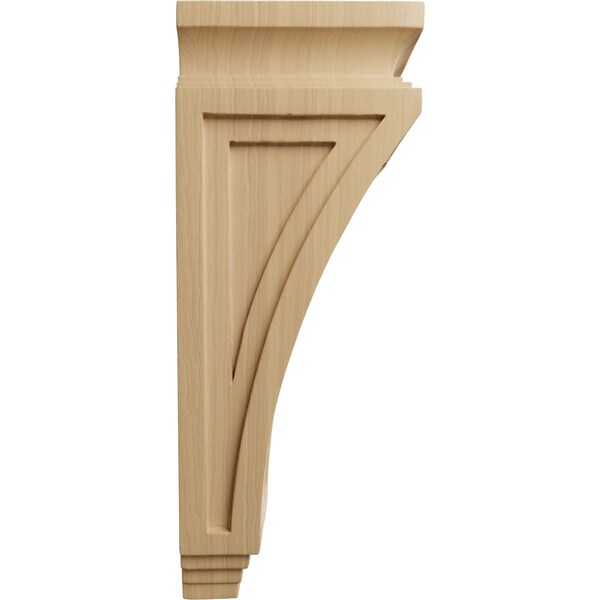 Ekena Millwork 6"W x 4 3/4"D x 12"H Arts and Crafts Corbel, Cherry - COR06X04X12ARCH
