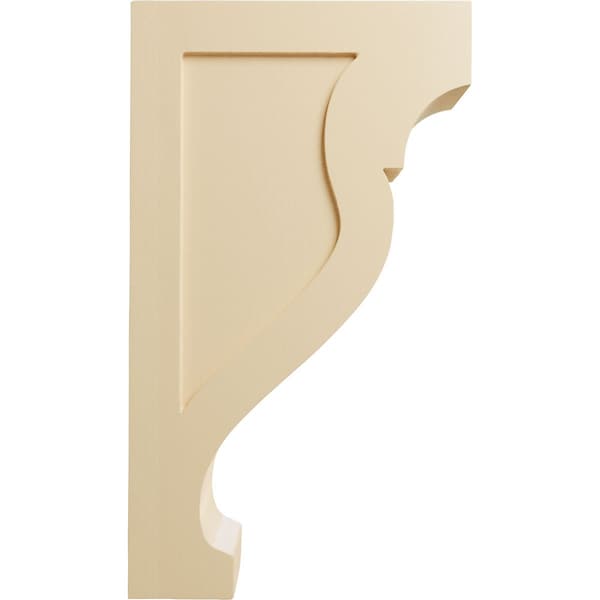 Ekena Millwork 2 1/2"W x 8"D x 14"H Large Rockport Wood Corbel, Maple - CORW03X08X14RKMA
