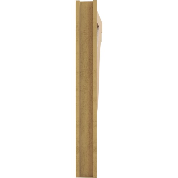 Ekena Millwork 5 1/2-in W x 38-in D x 46-in H Funston Block Rough Cedar Woodgrain TimberThane Outlooker, Primed Tan - OUTUR055X38X46FST44RCPR