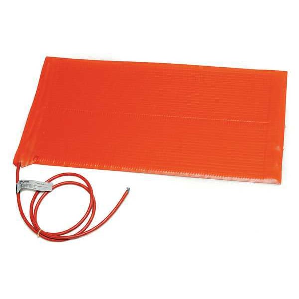 Briskheat Heating Blanket, Silicone Rubber, 240V, 540W, 12"W x 36"L - SRP12362