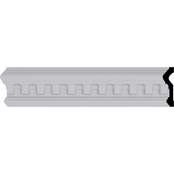 Ekena Millwork Chair Rail, High Density Urethane, 96 in L, 3-1/2 in H - MLD03X01MU