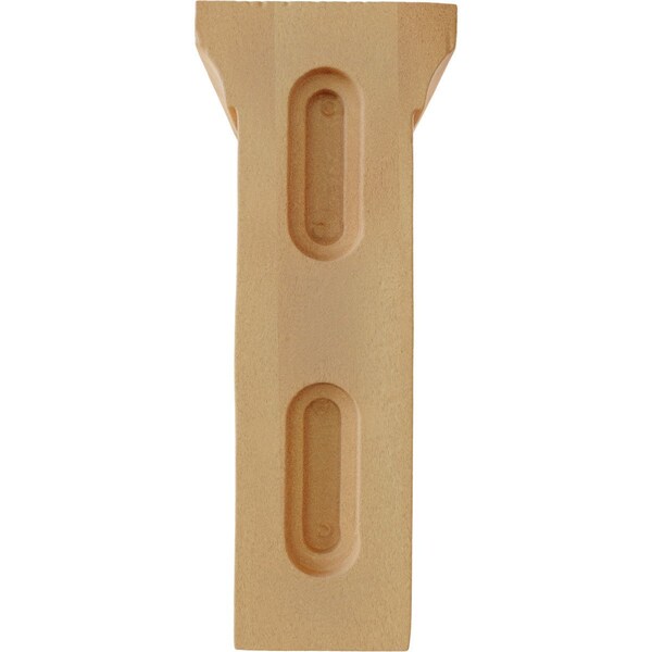 Ekena Millwork 2 1/2"W x 4"D x 6"H Small Gomez Wood Bracket, Red Oak - BKTW02X04X06GORO