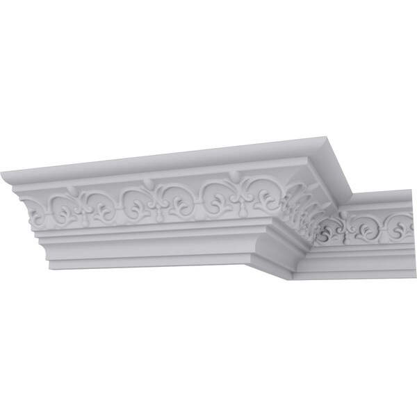 Ekena Millwork 3 1/2"H x 3 7/8"P x 5 1/4"F x 94 1/2"L Lisbon Dentil Crown Moulding - MLD03X03X05LI