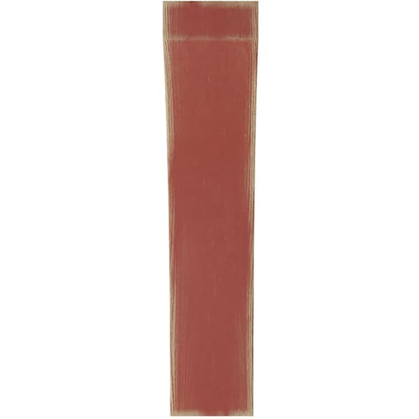 Ekena Millwork 3"W x 8 1/2"D x 14"H Jumbo Lawson Wood Vintage Decor Corbel, Salvage Red - CORWD03X08X14LWRD