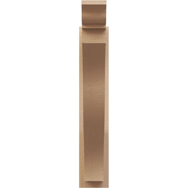 Ekena Millwork 5 1/2-in W x 26-in D x 30-in H Funston Trad Rough Cedar Woodgrain TimberThane Outlooker, Primed Tan - OUTUR055X26X30FST04RCPR