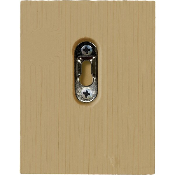 Ekena Millwork 3 1/2"W x 2"D x 4 1/2"H Small Acanthus Block w/ Backplate Wood Corbel, Alder - CORW04X02X05ABAL