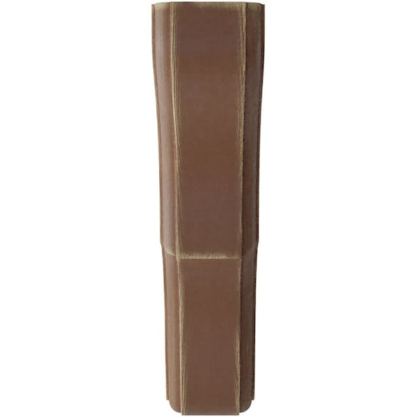 Ekena Millwork 1 3/4"W x 7 1/2"D x 7 1/2"H Stratford Wood Vintage Decor Bracket, Weathered Brown - BKTWD02X08X08STBR