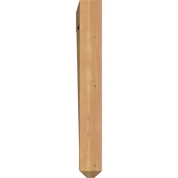 Ekena Millwork Funston Craftsman Smooth Bracket, Western Red Cedar, 3 1/2"W x 28"D x 28"H - BKT04X28X28FST04SWR