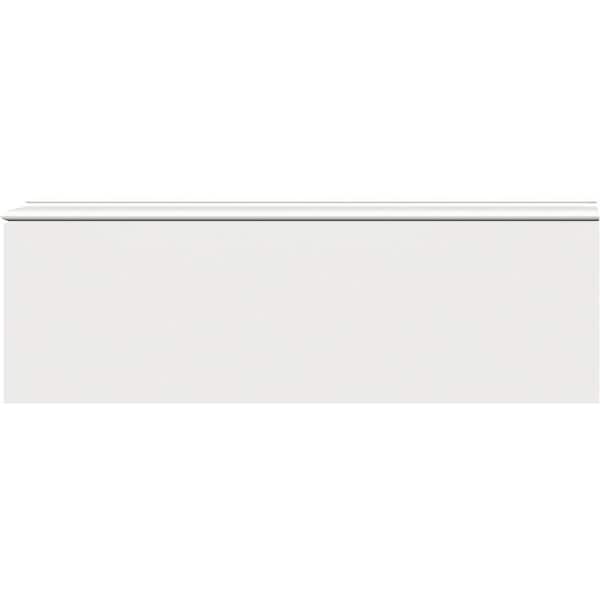 Ekena Millwork 8 1/2"H x 3/4"P x 96"L Combination Base Moulding, PVC - MLD08X01X96COSWPV