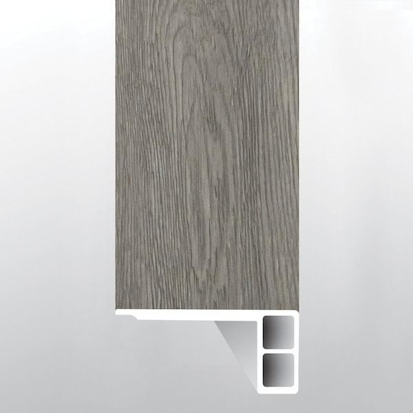 Msi LVT Trim, LVT, Gray-Light, 94 in L, 2.75 in W, Low Gloss - ZOR-LVT-TR-0700