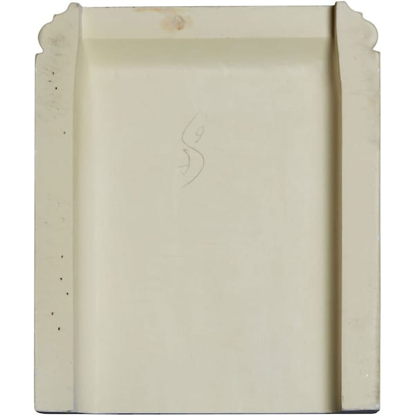 Ekena Millwork Plinth Block, Polyurethane, 10-1/4 in H, 8-3/4 in W, Factory Primed - PB08X10X01TR