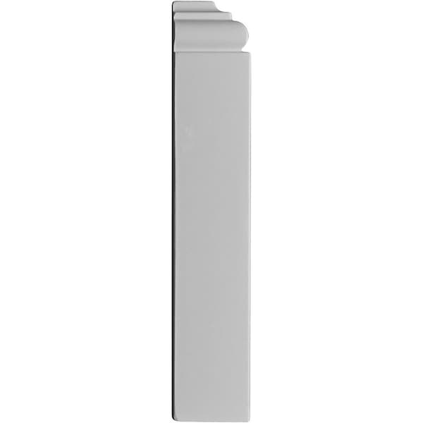 Ekena Millwork Plinth Block, Polyurethane, 10-1/4 in H, 8-3/4 in W, Factory Primed - PB08X10X01TR