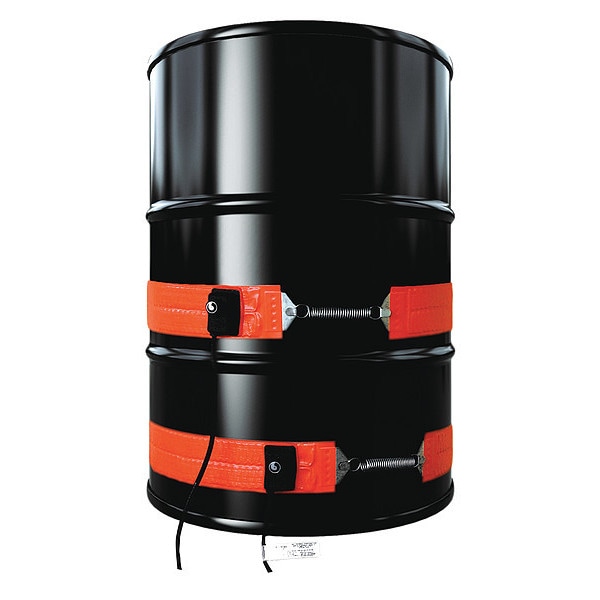 Briskheat Heavy Duty Drum/Pail Heater, Mid-Temp, 16 Gallon, 120VAC, 700W, 44"L x 4"W - DHLS11
