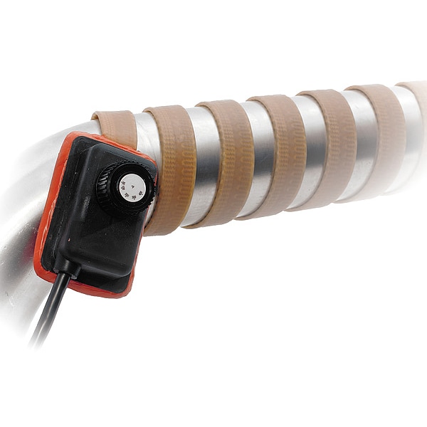 Briskheat Heating Tape, Adjustable Thermostat Control, 120VAC, 1152W, 2"W x 8'L - HSTAT201008