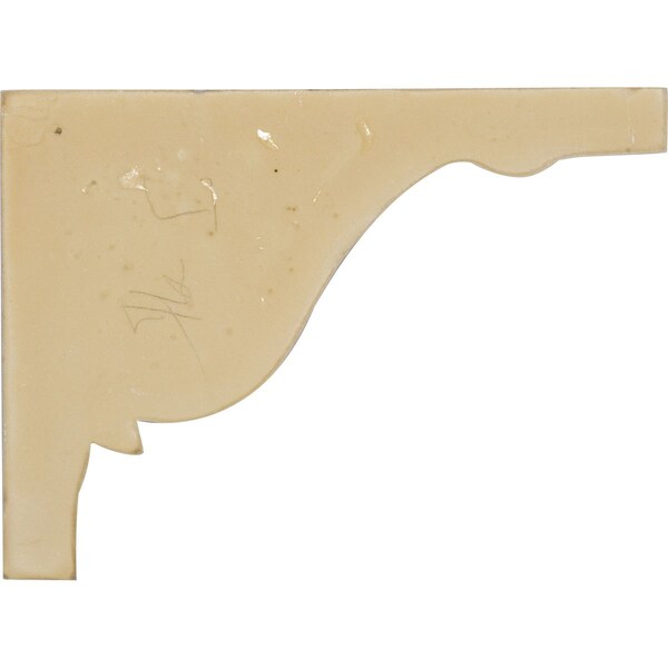 Ekena Millwork 8"W x 5 7/8"H x 5/8"D Antonio Stair Bracket, Left - SB08X05AN-L