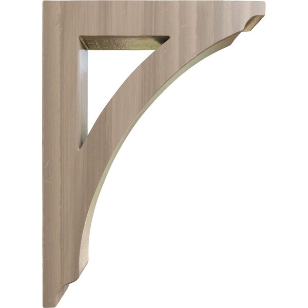 Ekena Millwork 1 3/4"W x 6 1/2"D x 9"H Small Thorton Wood Bracket, Walnut - BKTW01X06X09THWA