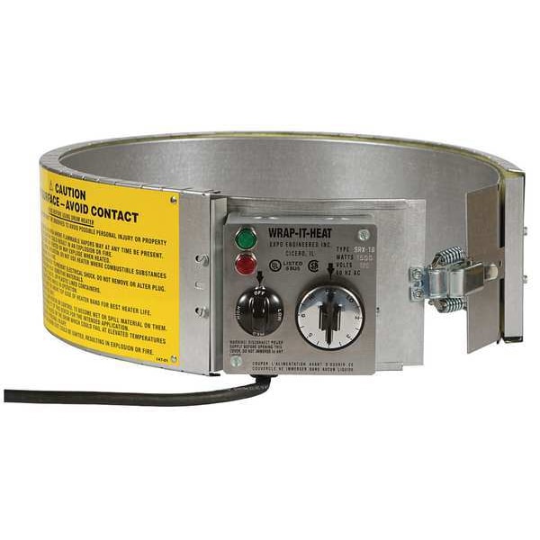 Zoro Select Drum Heater, Electric, 16 gal., 120V - SRX16-115
