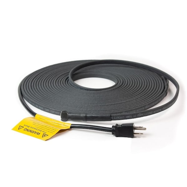 Briskheat Electric Heating Cables, 240V, 240VAC, 125 FT Length - FFRG25-125