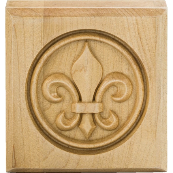 Hardware Resources Oak, 3-1/2" H, 3-1/2" W, Unfinished - FDLROS2OK