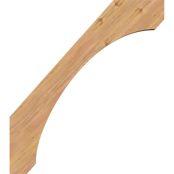 Ekena Millwork 3 1/2"W x 32"D x 36"H Legacy Smooth Knee Brace, Western Red Cedar - BRC04X32X36LEC00SWR