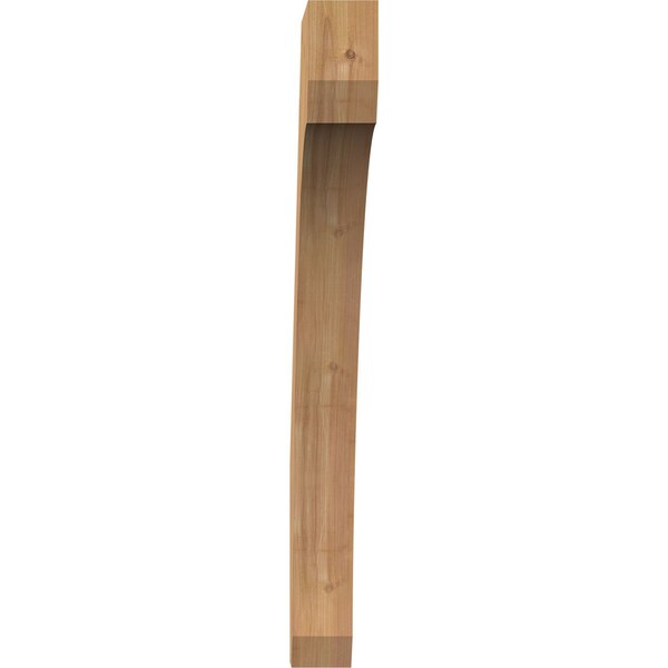 Ekena Millwork 3 1/2"W x 32"D x 36"H Legacy Smooth Knee Brace, Western Red Cedar - BRC04X32X36LEC00SWR