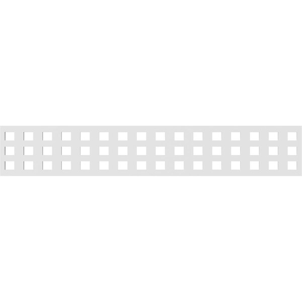 Ekena Millwork Knoxville Architectural Grade PVC Running Trim, 8"H x 5/8"P x 48"L - RUNP08X0625X48KNX