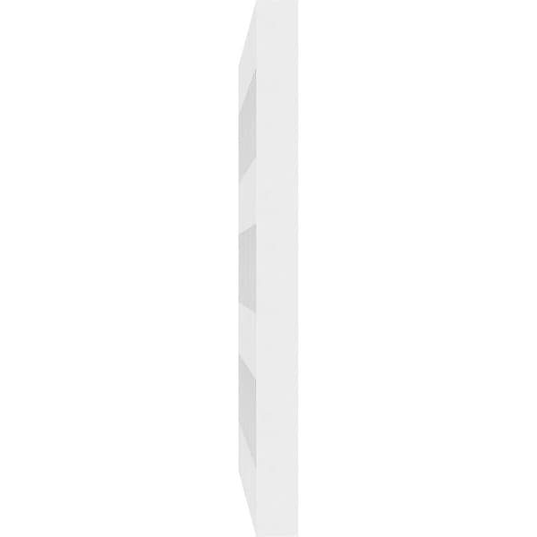 Ekena Millwork Knoxville Architectural Grade PVC Running Trim, 8"H x 5/8"P x 48"L - RUNP08X0625X48KNX