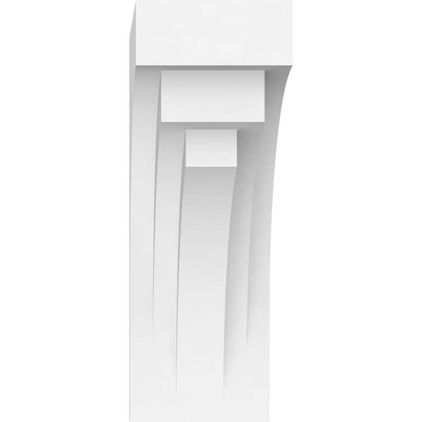 Ekena Millwork Standard Rockford Architectural Grade PVC Corbel, 3"W x 5"D x 8 3/8"H - CORP03X05X08ROC