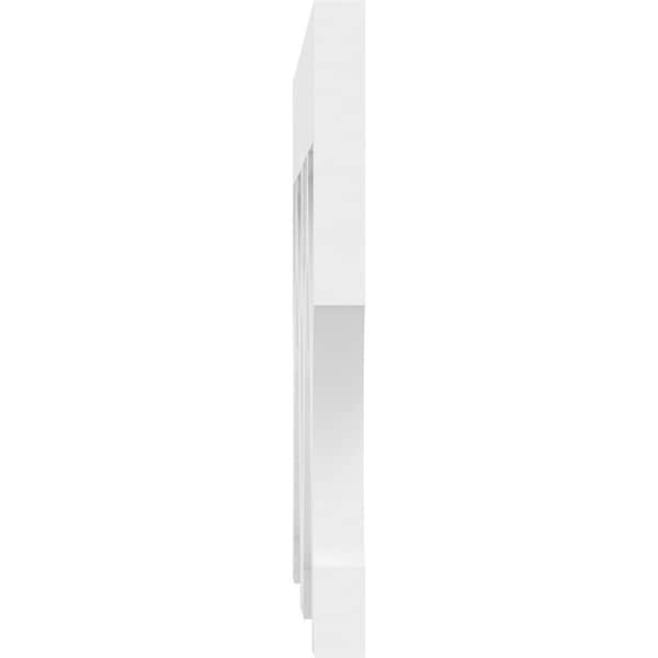 Ekena Millwork Palmer Architectural Grade PVC Running Trim, 8"H x 5/8"P x 48"L - RUNP08X0625X48PAL