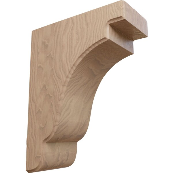 Ekena Millwork 3 1/2"W x 7 1/4"D x 9 1/2"H Bedford Bracket, Mahogany - BKTW04X07X10BEGM