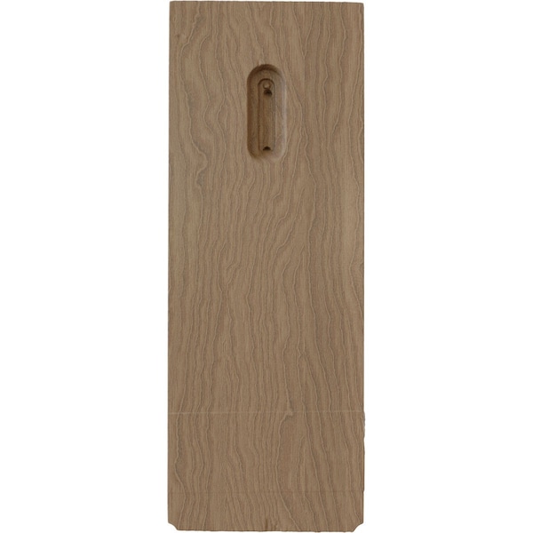 Ekena Millwork 3 1/2"W x 7 1/4"D x 9 1/2"H Bedford Bracket, Mahogany - BKTW04X07X10BEGM