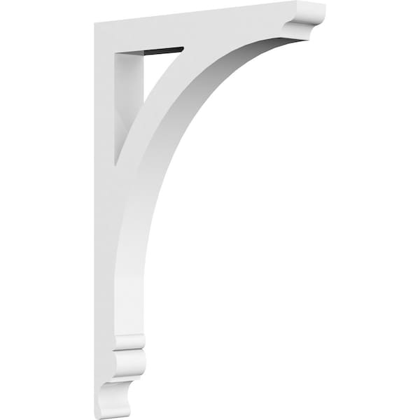 Ekena Millwork Legacy Architectural Grade PVC Bracket, 5/8"W X 4"D X 6"H - BKTP01X04X06LE