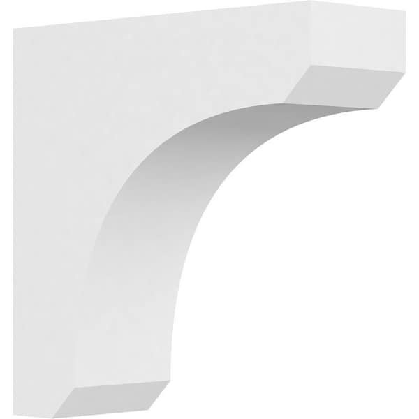 Ekena Millwork Standard Legacy Architectural Grade PVC Corbel, 3"W x 10"D x 10"H - CORP03X10X10LGY