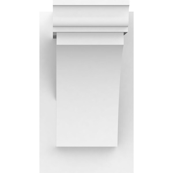 Ekena Millwork Thorton Architectural Grade PVC Outlooker with Traditional Ends, 7"W X 12"D X 12"H - OUTP07X12X12THR01