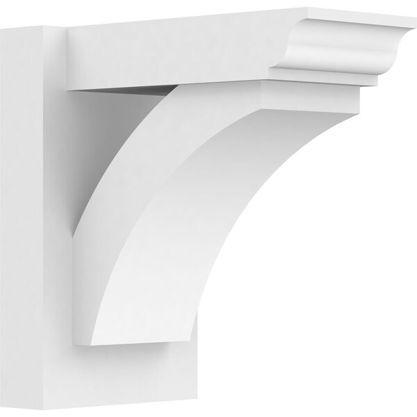 Ekena Millwork Thorton Architectural Grade PVC Outlooker with Traditional Ends, 7"W X 12"D X 12"H - OUTP07X12X12THR01