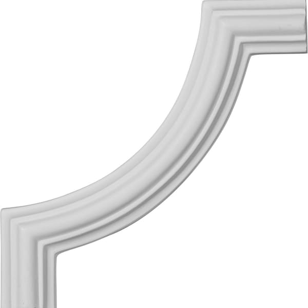 Ekena Millwork 5 1/8"W x 5 1/8"H Large Classic Panel Moulding Corner (matches moulding PML00X00CL) - PML05X05CL
