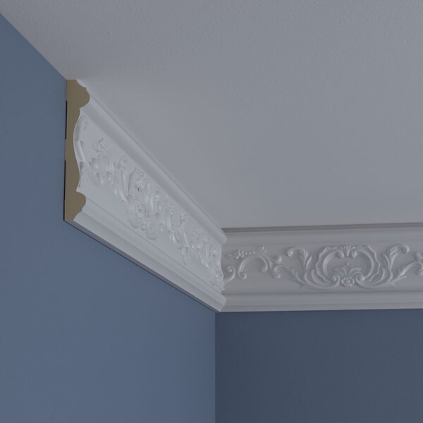 Ekena Millwork Panel Moulding, High Density Urethane, 94-1/2 in L, 5-1/8 in H - MLD05X00VE