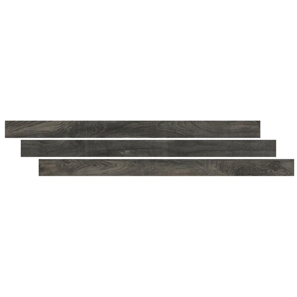 Msi LVT Trim, LVT, Gray-Dark, 94 in L, 1.77 in W, Low Gloss - ZOR-LVT-TR-0607