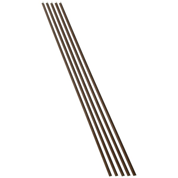 Palisade Vinyl Inside Corner Trim 94"L (5 Pack) in Oak Mocha - 18982PK