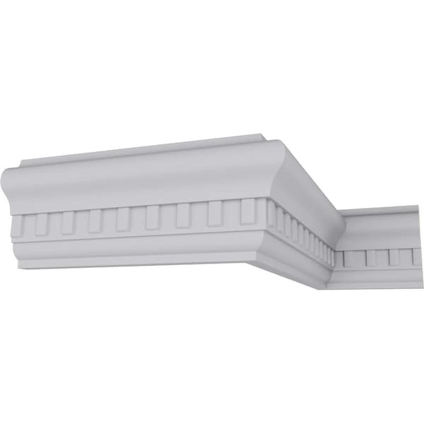 Ekena Millwork Chair Rail, High Density Urethane, 94-1/2 in L, 2-1/2 in H - MLD02X01SW