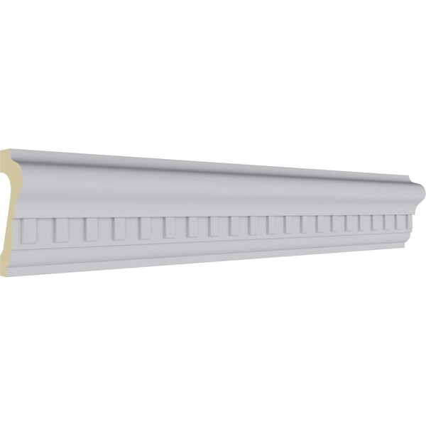 Ekena Millwork Chair Rail, High Density Urethane, 94-1/2 in L, 2-1/2 in H - MLD02X01SW