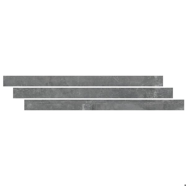 Msi LVT Trim, LVT, Gray-Dark, 94 in L, 1.77 in W, Low Gloss - ZOR-LVT-TR-0529