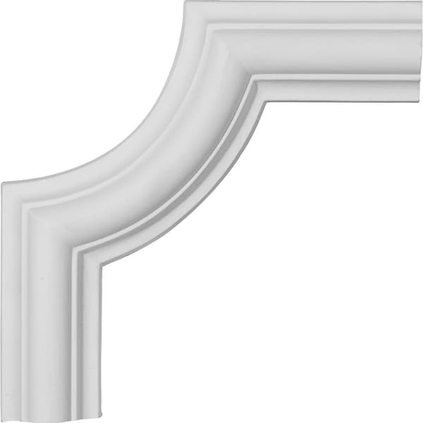 Ekena Millwork Panel Moulding Corner, High Density Urethane, 6-1/8 in H, 6-1/8 in W - PML06X06AS